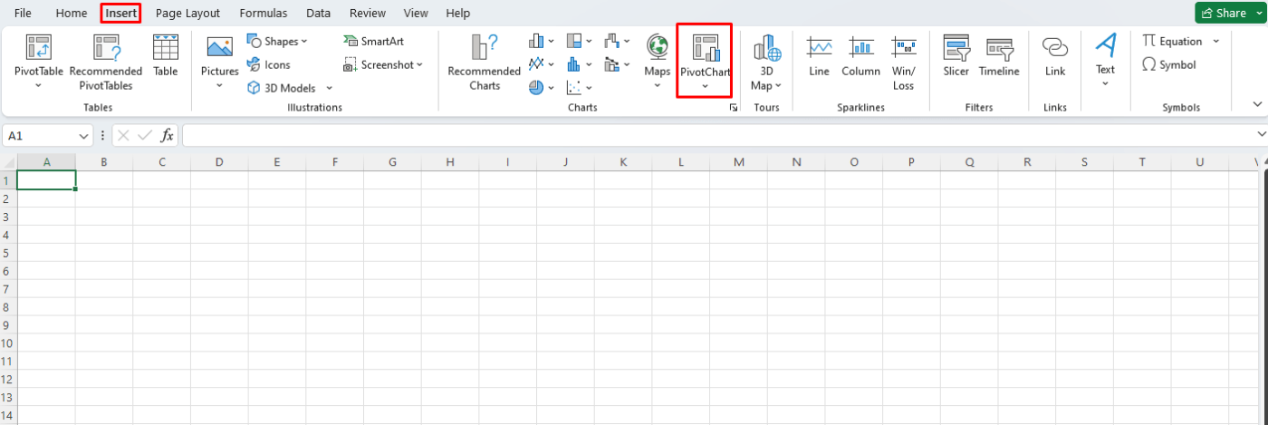 PivotChart in Excel
