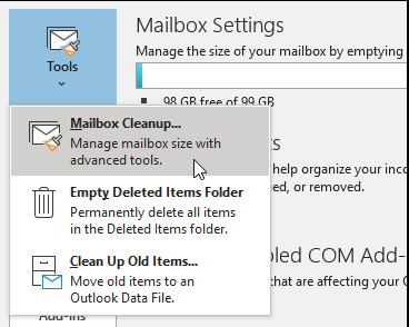 Mailbox Cleanup Tool