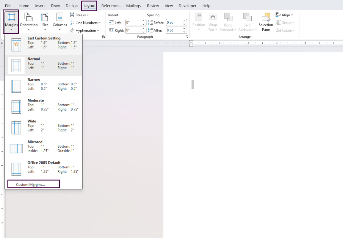 Document in Booklet Format in Word