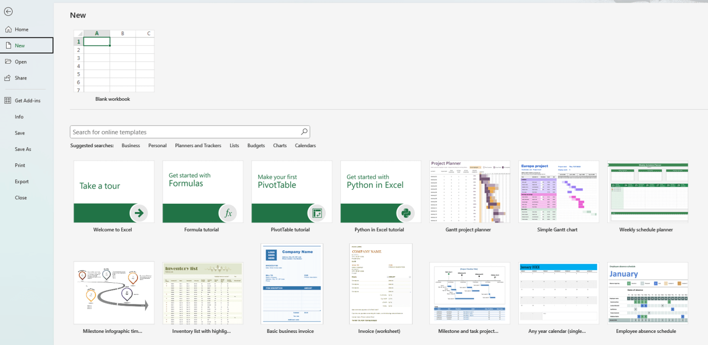 Spreadsheets 