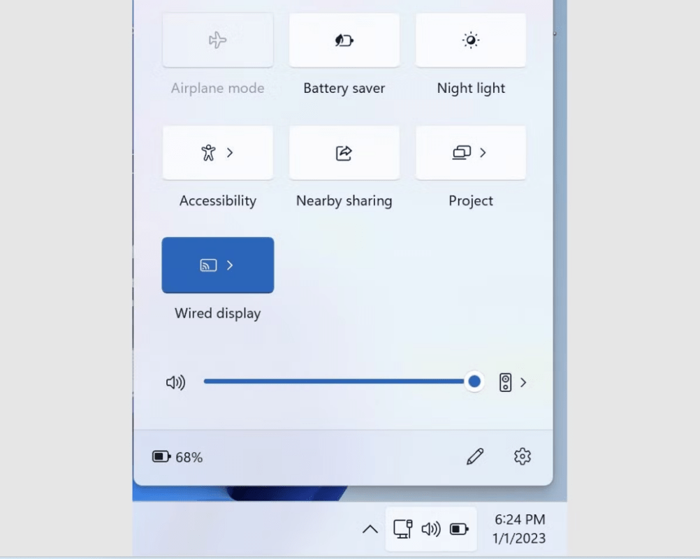 Quick Settings for Faster Control