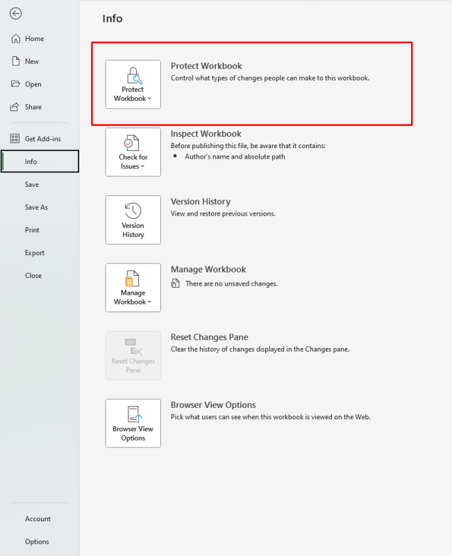 Protecting and Securing Excel Spreadsheets