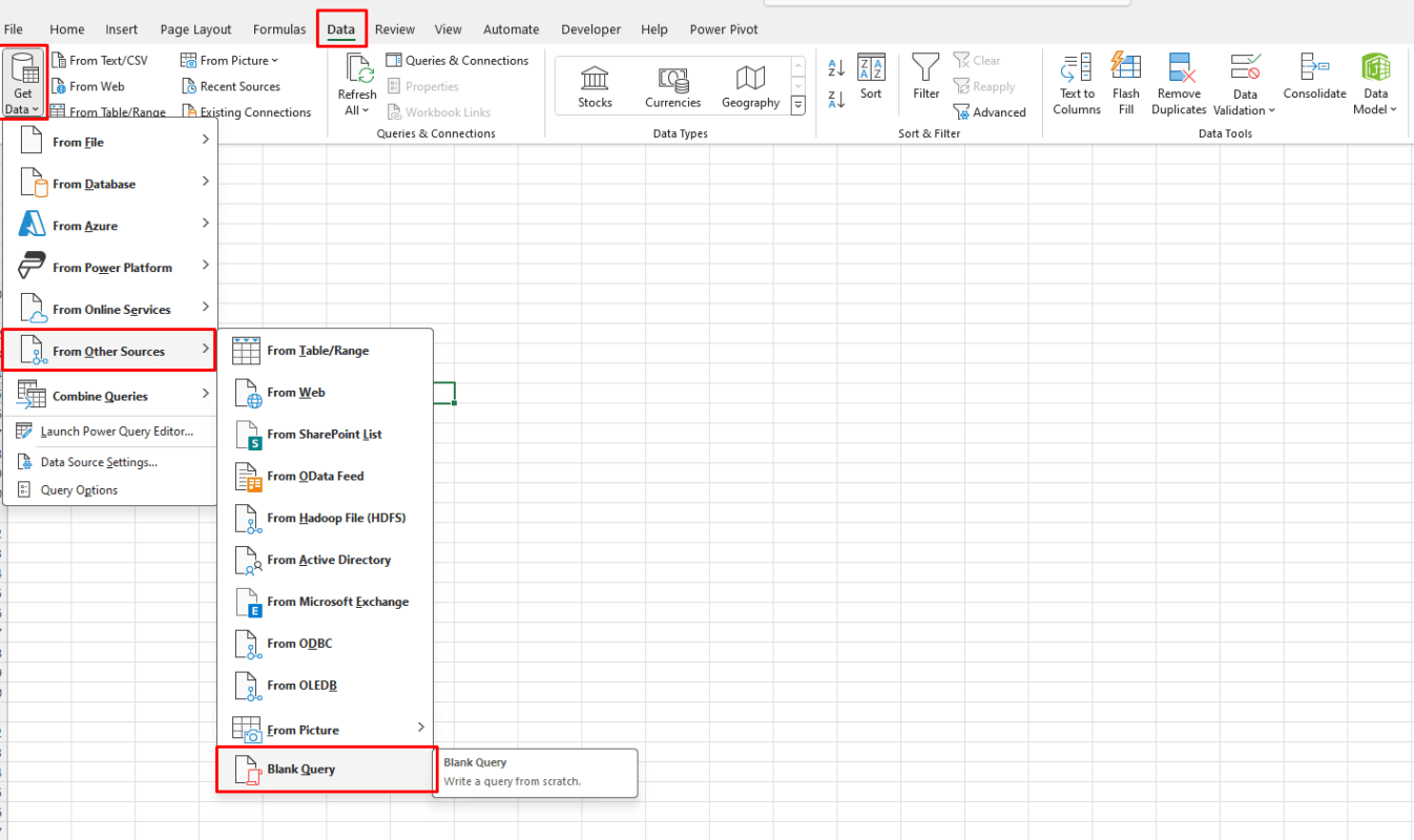 Excel Power Query to Automate Data Import