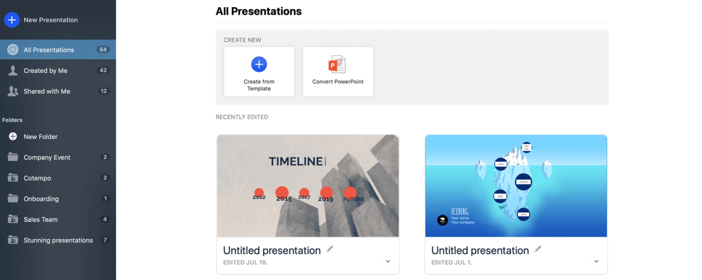 PowerPoint and Prezi