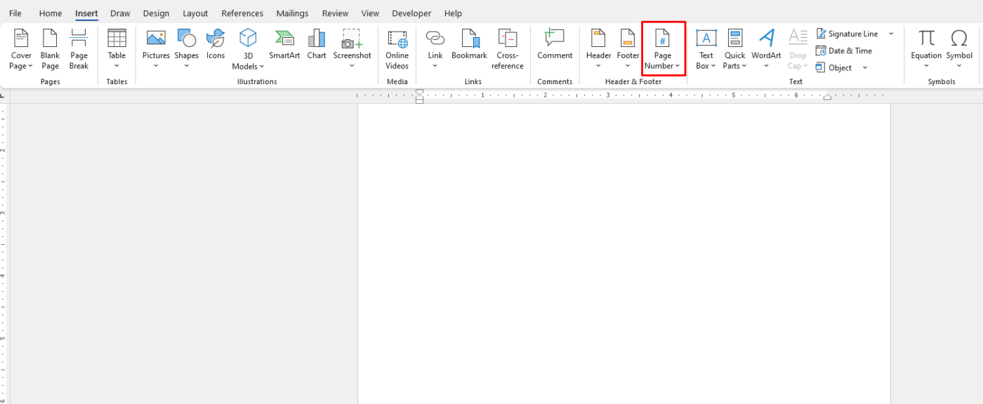 Headers and Footers in Word